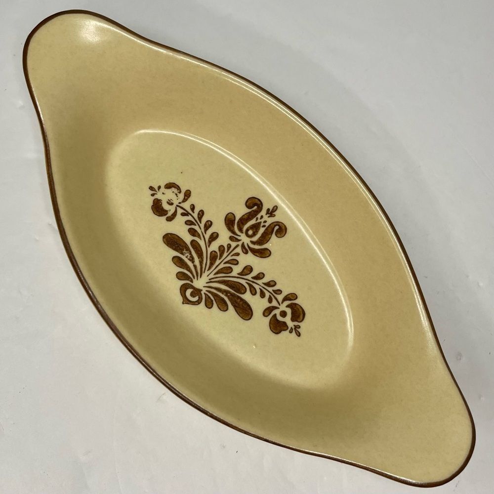 Vintage Pfaltzgraff Village Au Gratin Casserole Dish 8” Stoneware Made USA #260